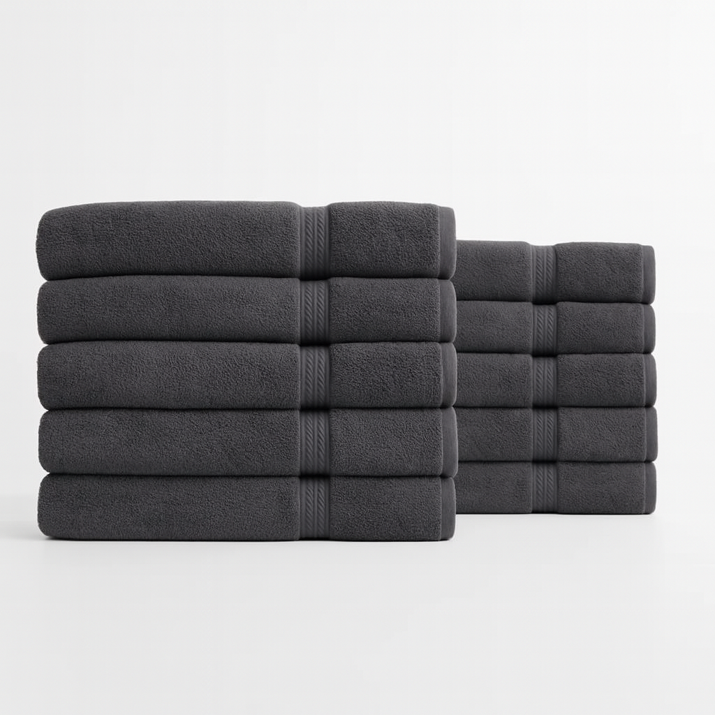 Ultrasoft Egyptian Cotton Hand Towels 10pcs (55x28in)